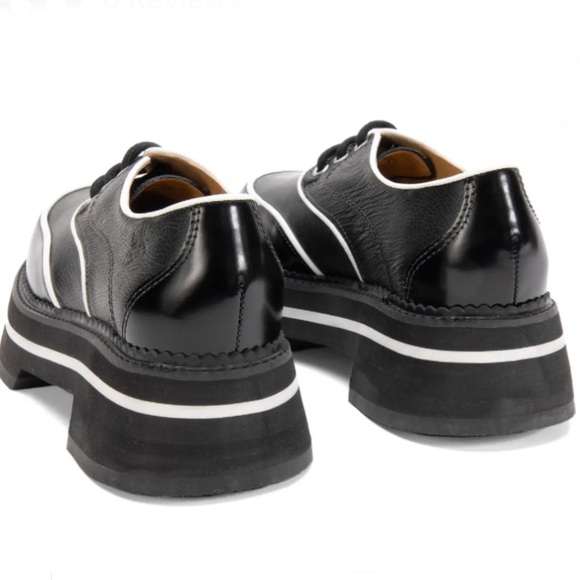 John Fluevog’Freshvogs’ RARE & MOD ! Black Leather Loafers, UK 4 —US 6. - Picture 9 of 15